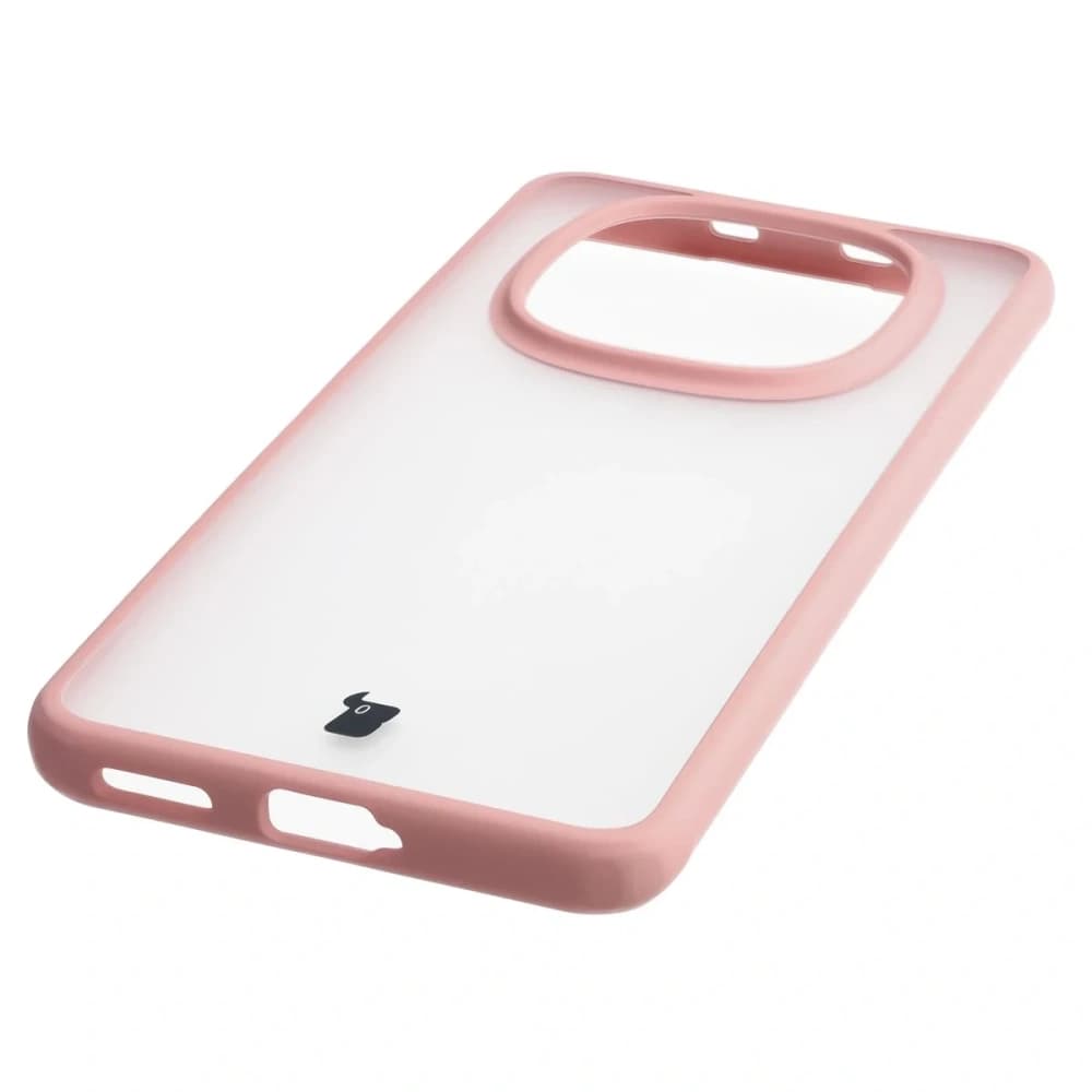 Bizon Case Angelo Xiaomi Redmi Note 15 / POCO M8 5G halbtransparent mit einem hellrosa Rahmen
 - 4