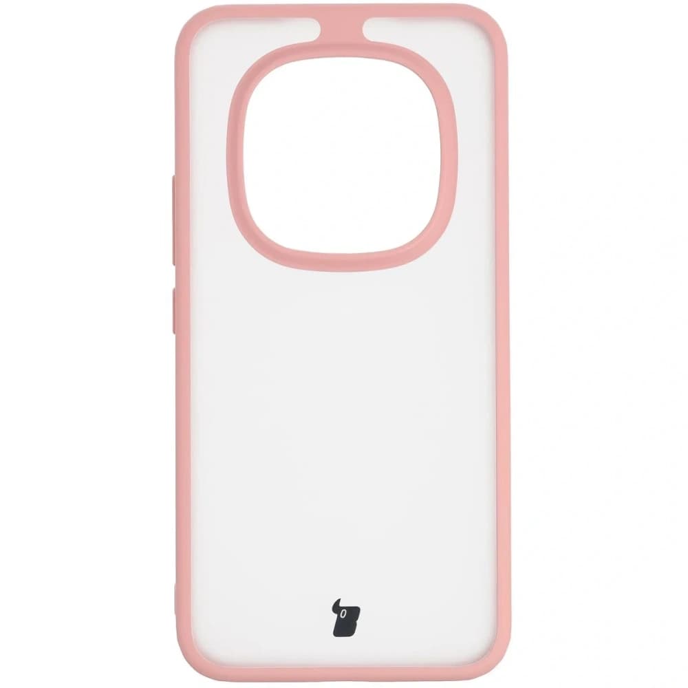Bizon Case Angelo Xiaomi Redmi Note 15 Pro+ Plus 5G / POCO M8 Pro 5G semi-transparent with a light pink frame - 2