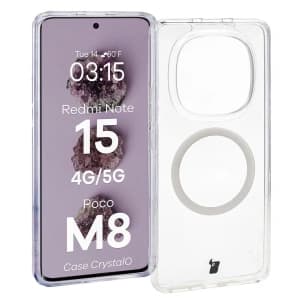 Bizon Case CrystalO Magnetic Xiaomi Redmi Note 15 / POCO M8 5G klar

