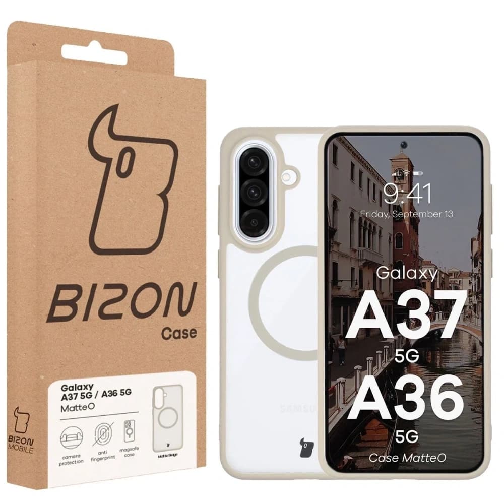 Bizon Case MatteO Magnetic Samsung Galaxy A37 5G / A36 5G rauchig beige
 - 7