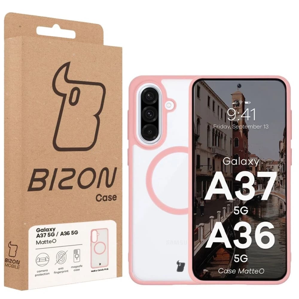 Bizon Case MatteO Magnetic Samsung Galaxy A37 5G / A36 5G smoky light pink - 7