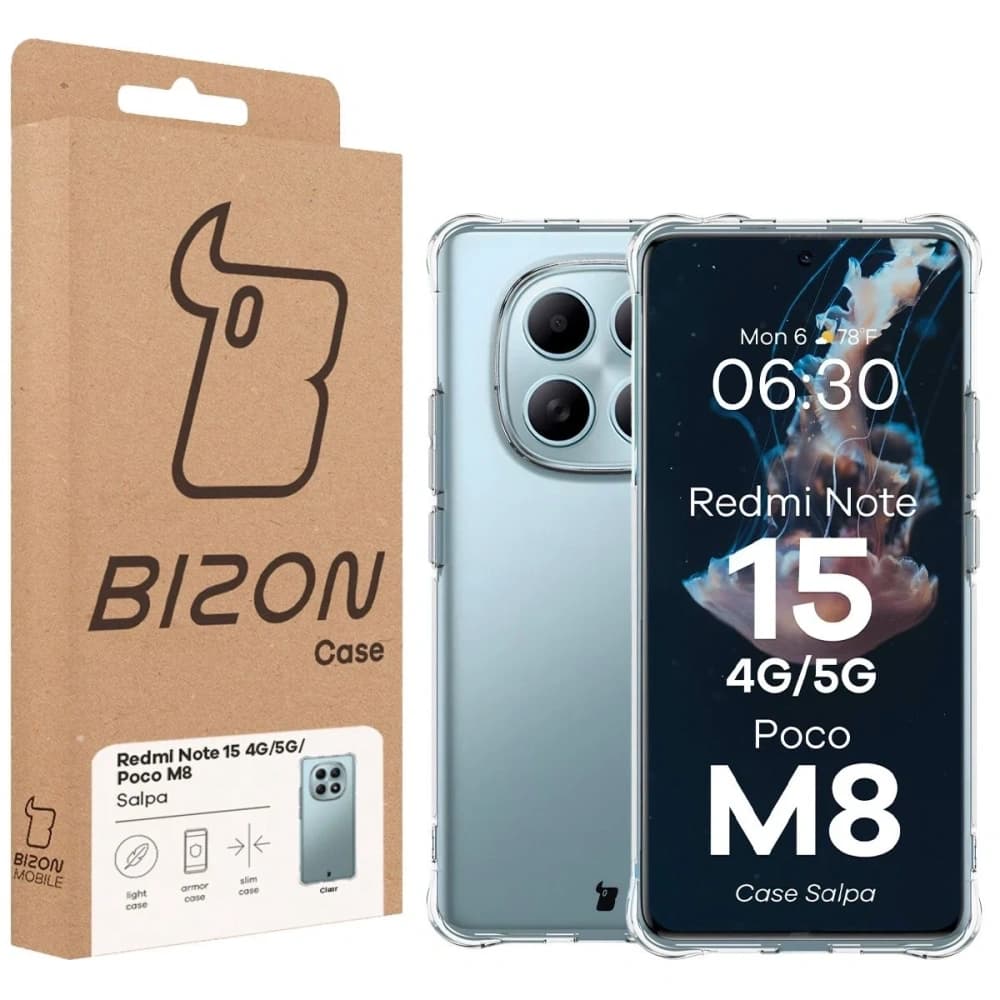 Bizon Case Salpa Xiaomi Redmi Note 15 / POCO M8 5G clear - 7