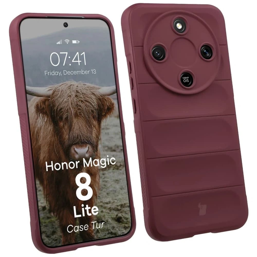 Bizon Case Tur Honor Magic8 Lite burgunder
 - 1