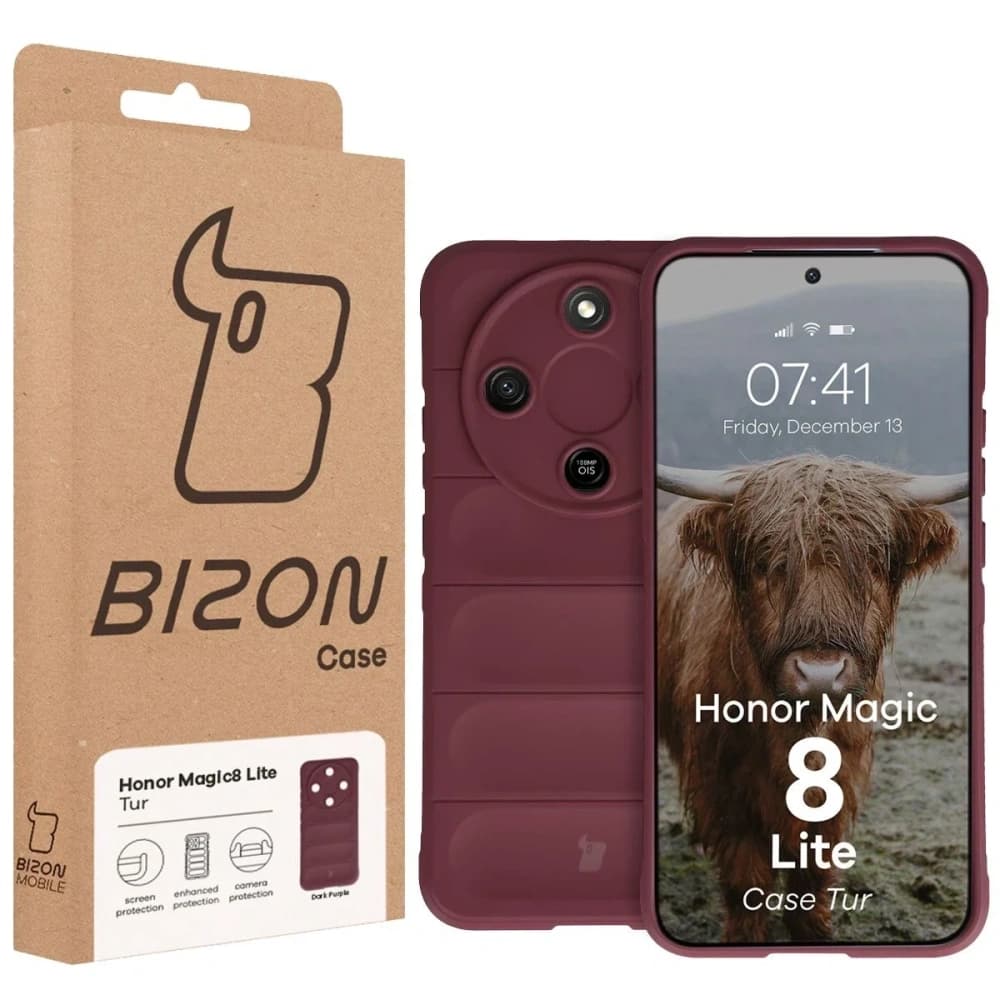 Bizon Case Tur Honor Magic8 Lite burgunder
 - 8