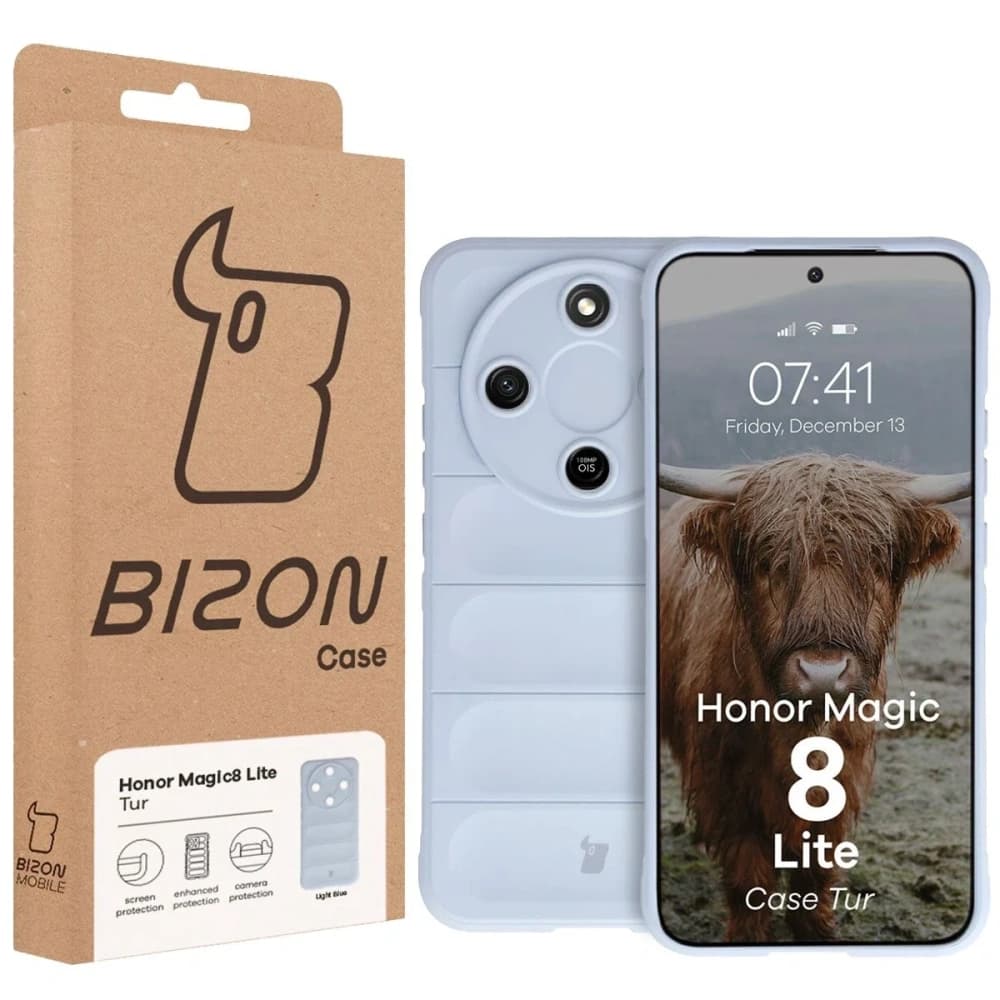 Bizon Case Tur Honor Magic8 Lite hellblau
 - 8