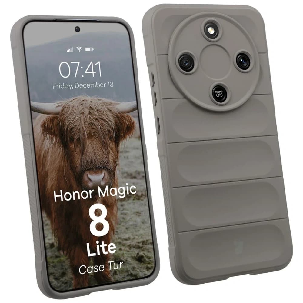 Bizon Case Tur Honor Magic8 Lite hellgrau
 - 1
