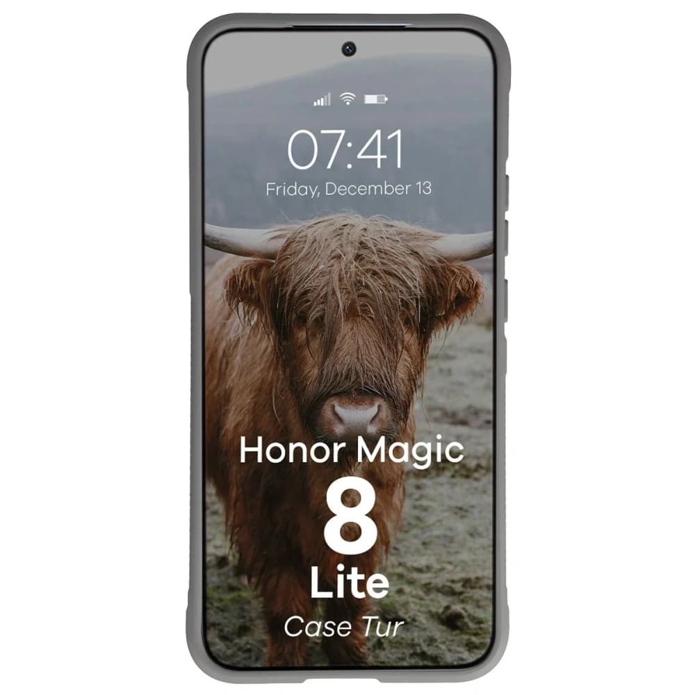 Bizon Case Tur Honor Magic8 Lite hellgrau
 - 5