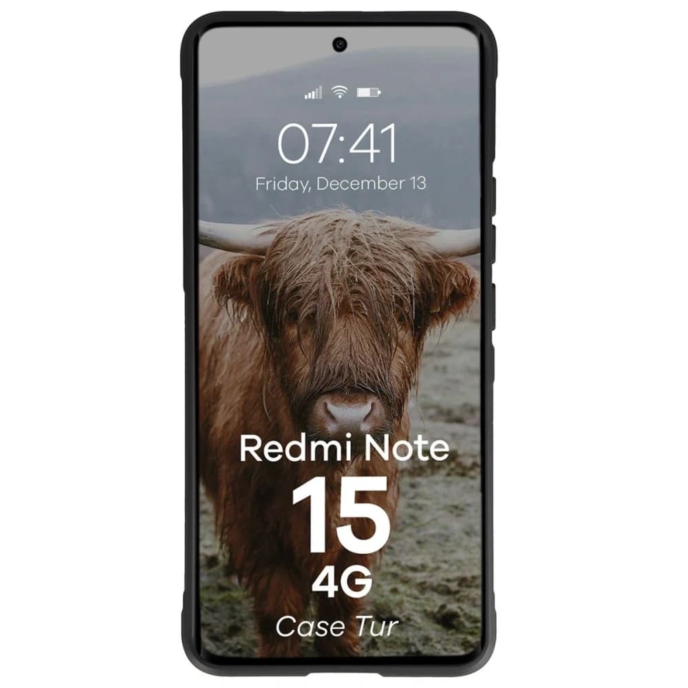 Bizon Case Tur Xiaomi Redmi Note 15 4G schwarz
 - 5