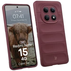Bizon Case Tur Xiaomi Redmi Note 15 4G burgunder
