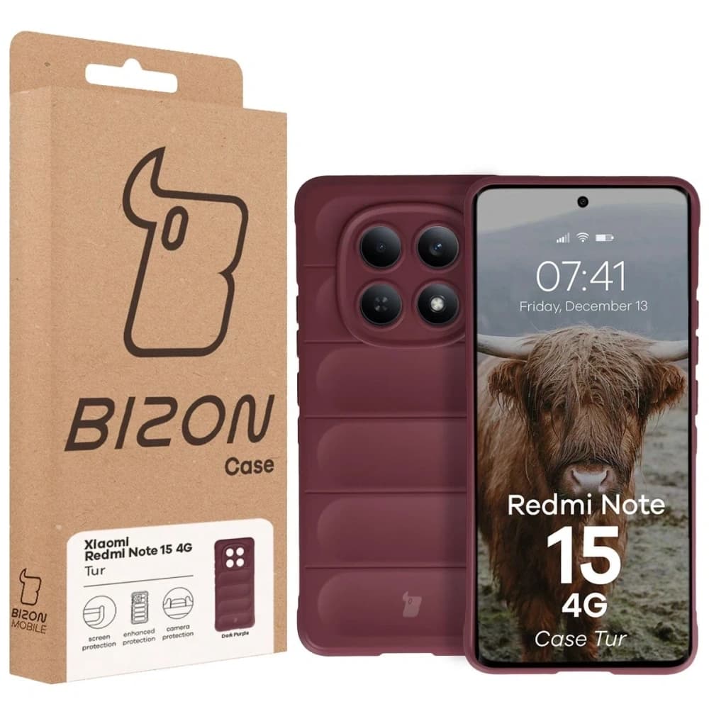 Bizon Case Tur Xiaomi Redmi Note 15 4G burgunder
 - 8