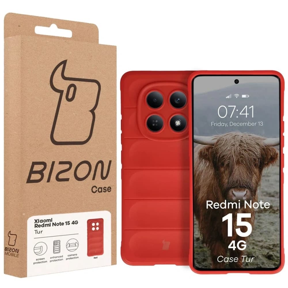 Bizon Case Tur Xiaomi Redmi Note 15 4G rot
 - 8