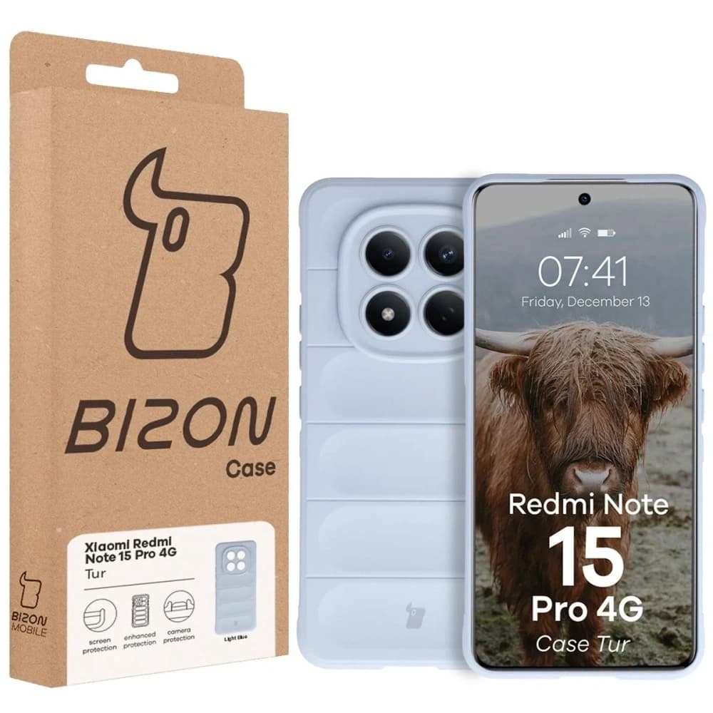Bizon Case Tur Xiaomi Redmi Note 15 Pro 4G light blue - 8
