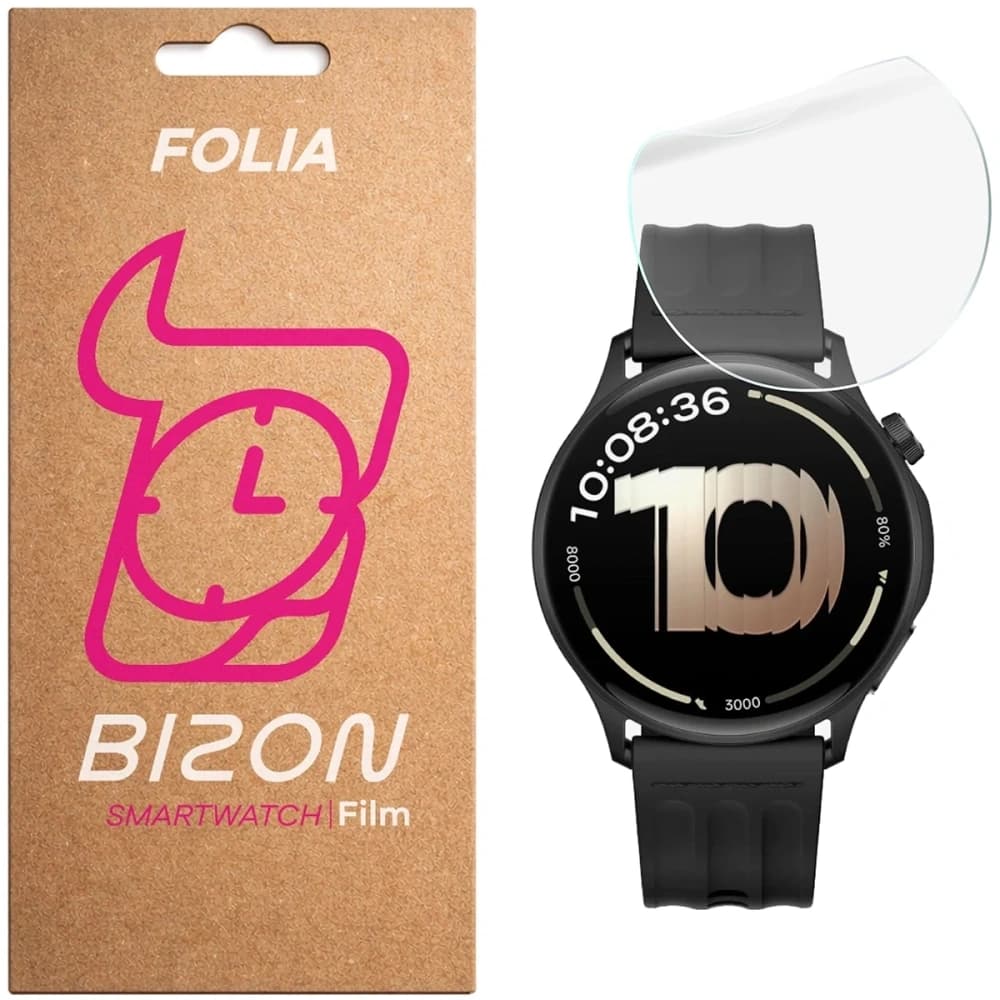 Bizon Glass Watch Hydrogel OnePlus Watch Lite 45mm / Oppo Watch S 45mm - 1