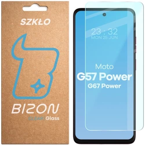 Bizon Glass Clear 2 Motorola Moto G57 Power / G67 Power
