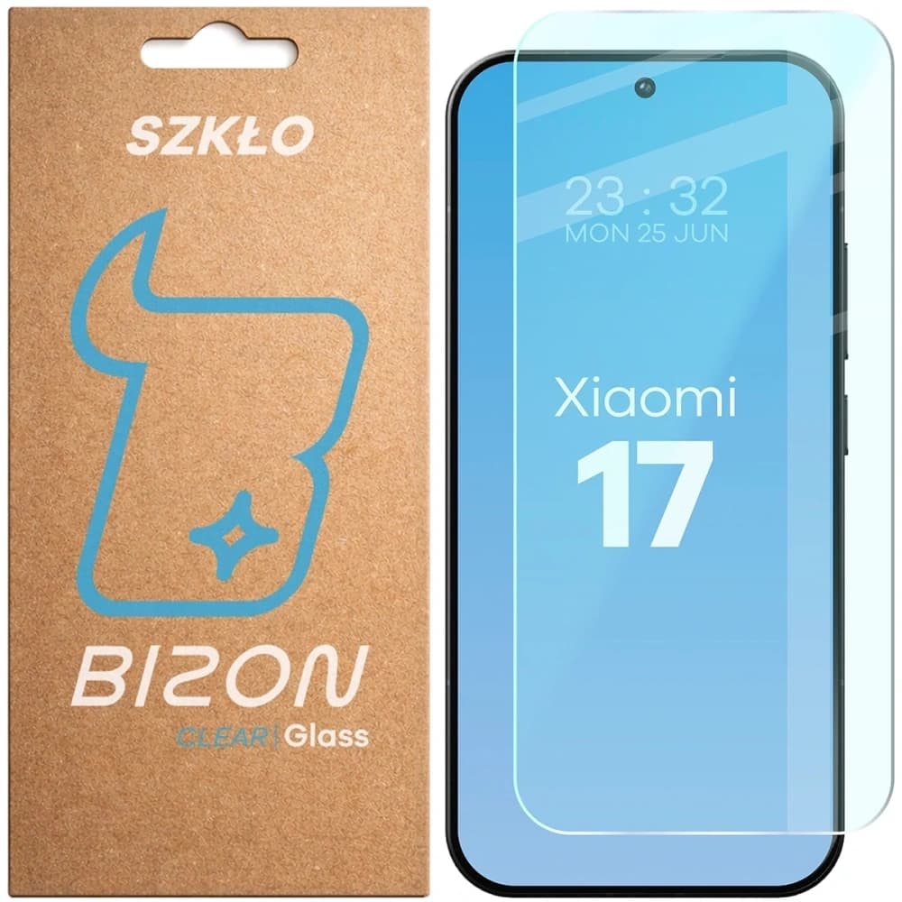 Szkło hartowane Bizon Glass Clear 2 do Xiaomi 17 - 1