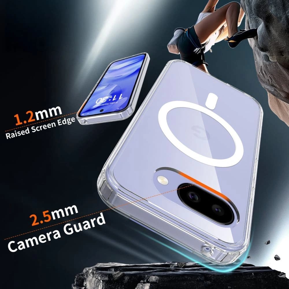 Tech-Protect Flexair Hybrid MagSafe Google Pixel 10a Clear - 3