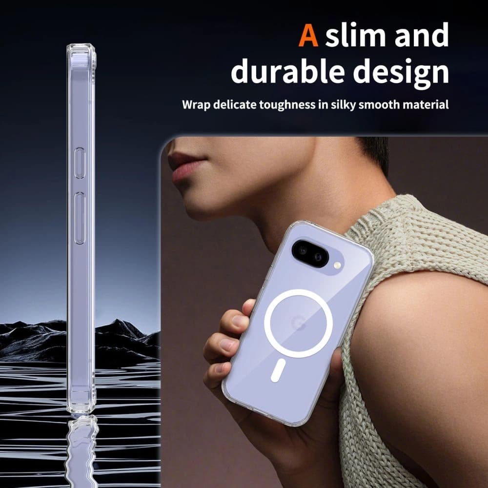 Tech-Protect Flexair Hybrid MagSafe Google Pixel 10a Clear - 6