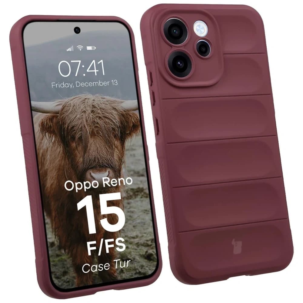 Bizon Case Tur Oppo Reno 15 F / FS burgundy - 1