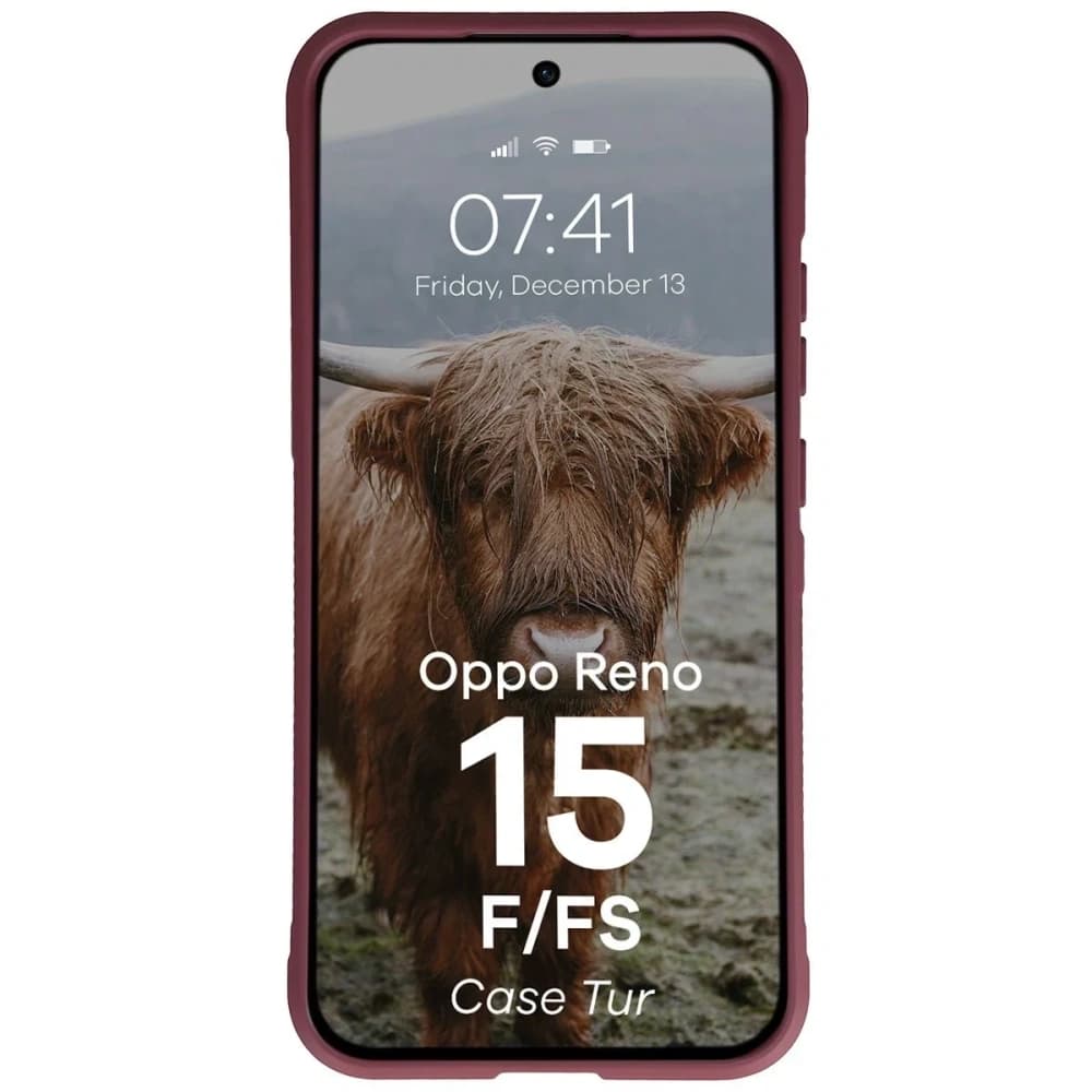Bizon Case Tur Oppo Reno 15 F / FS burgundy - 5