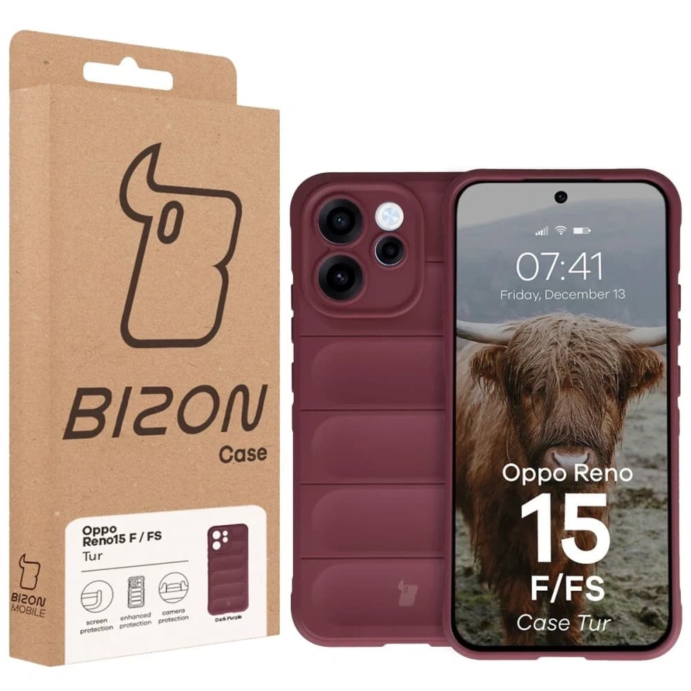 Bizon Case Tur Oppo Reno 15 F / FS burgundy - 8