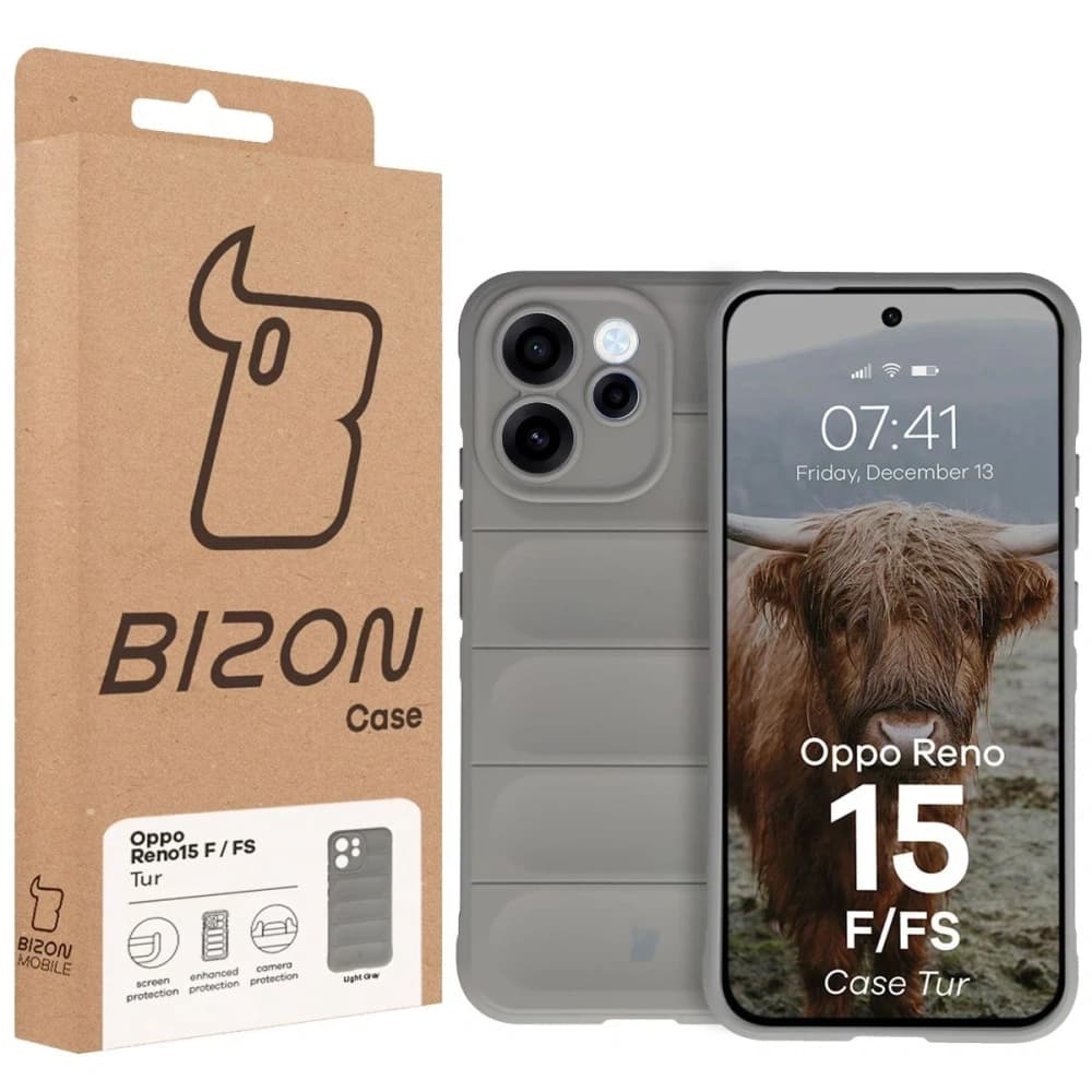 Bizon Case Tur Oppo Reno 15 F / FS light gray - 8