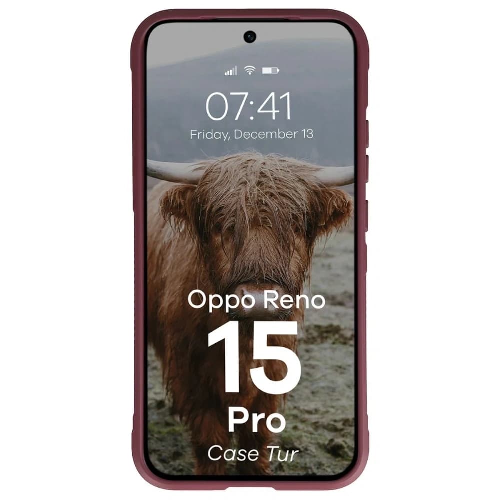 Bizon Case Tur Oppo Reno 15 Pro burgundy - 5