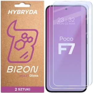 Bizon Glass Mule Duo Xiaomi POCO F7 [2 PACK]