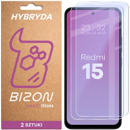Bizon Glass Mule Duo Xiaomi Redmi 15 5G [2 PACK]

