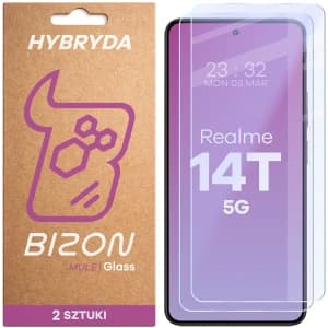 Bizon Glass Mule Duo Realme 14T 5G [2 PACK]

