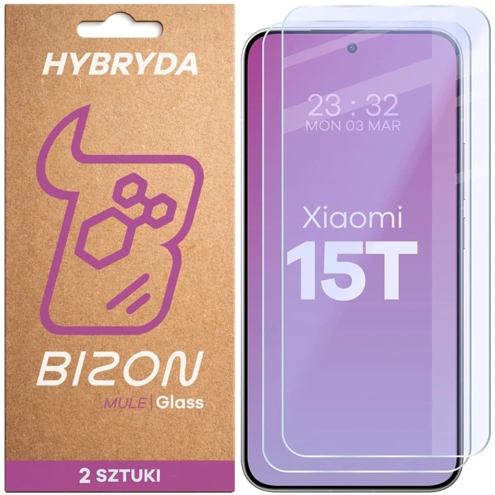 Bizon Glass Mule Duo Xiaomi 15T [2 PACK] - 1