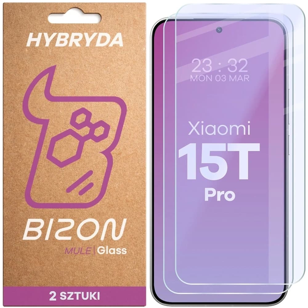 Bizon Glass Mule Duo Xiaomi 15T Pro [2 PACK] - 1