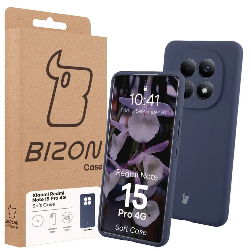 Bizon Soft Case Xiaomi Redmi Note 15 Pro 4G dunkelblau
 - 7