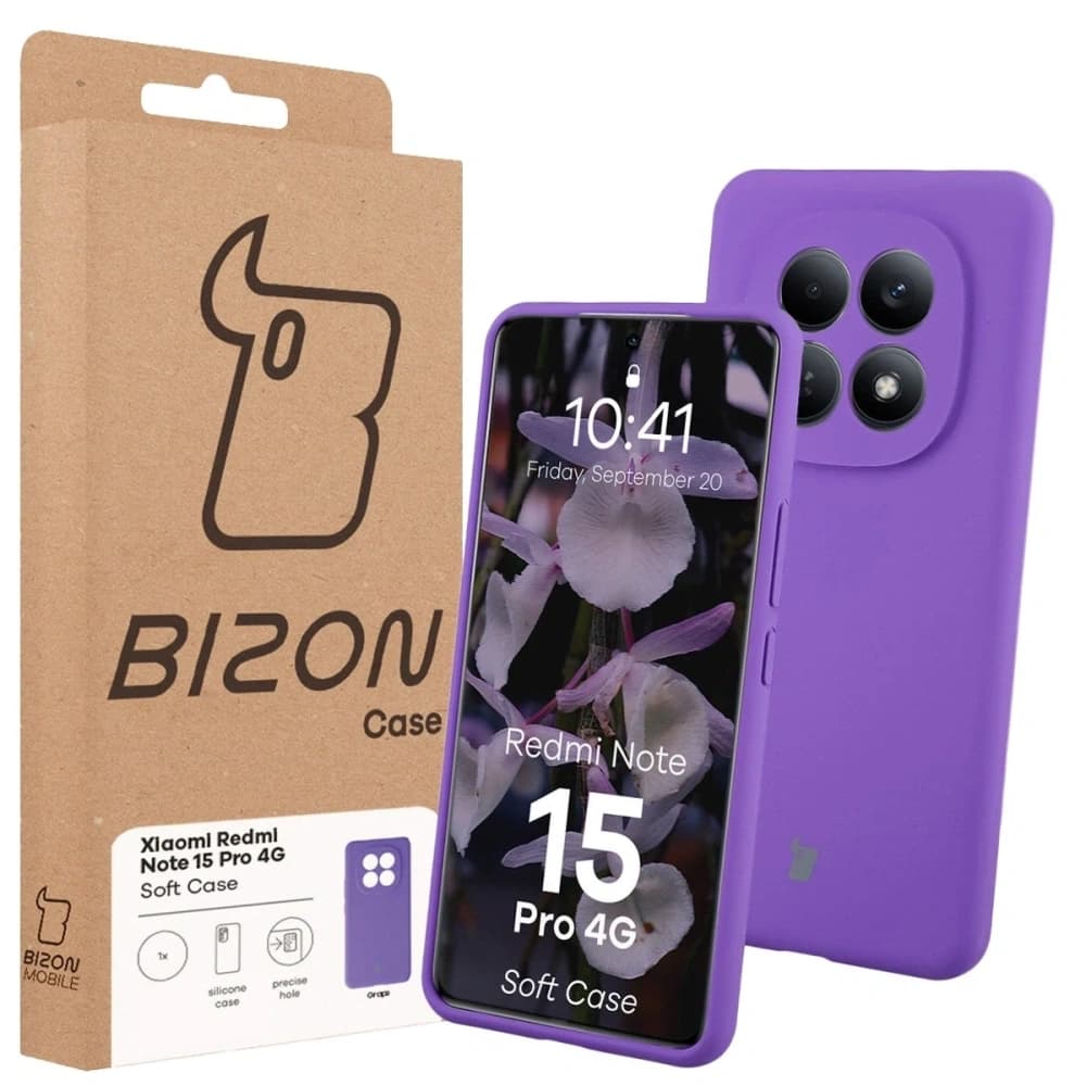 Bizon Soft Case Xiaomi Redmi Note 15 Pro 4G lila
 - 7