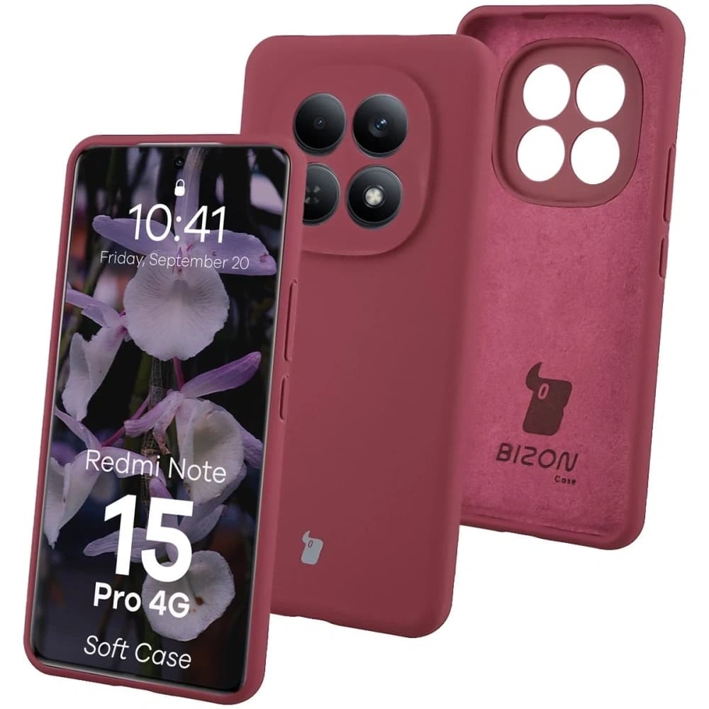 Bizon Soft Case Xiaomi Redmi Note 15 Pro 4G dark purple - 1