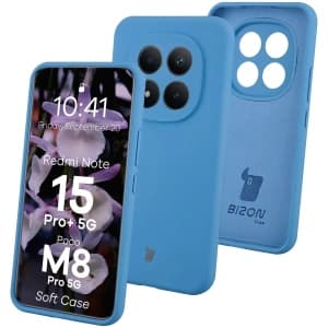 Bizon Soft Case Xiaomi Redmi Note 15 Pro+ Plus 5G / POCO M8 Pro 5G blue