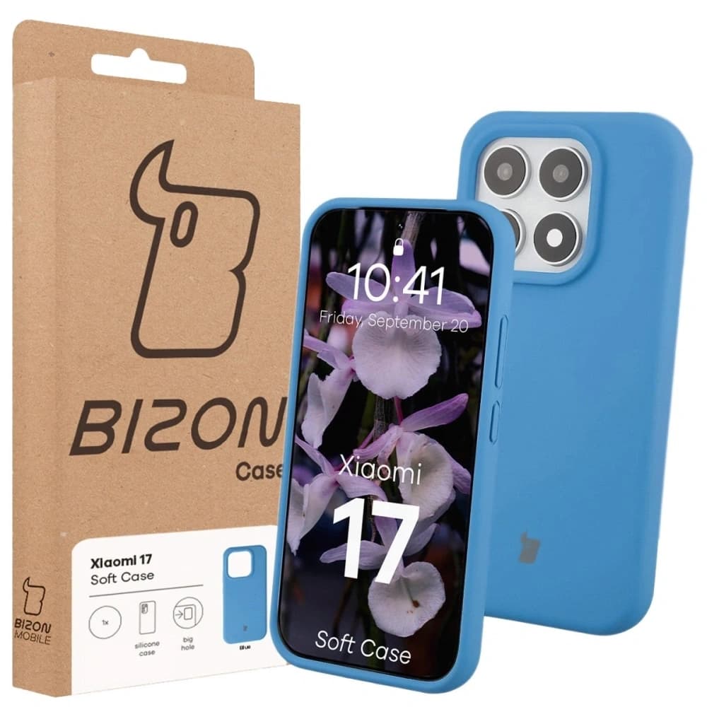 Bizon Soft Case Xiaomi 17 blue - 7