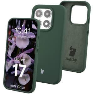 Bizon Soft Case Xiaomi 17 dunkelgrün
