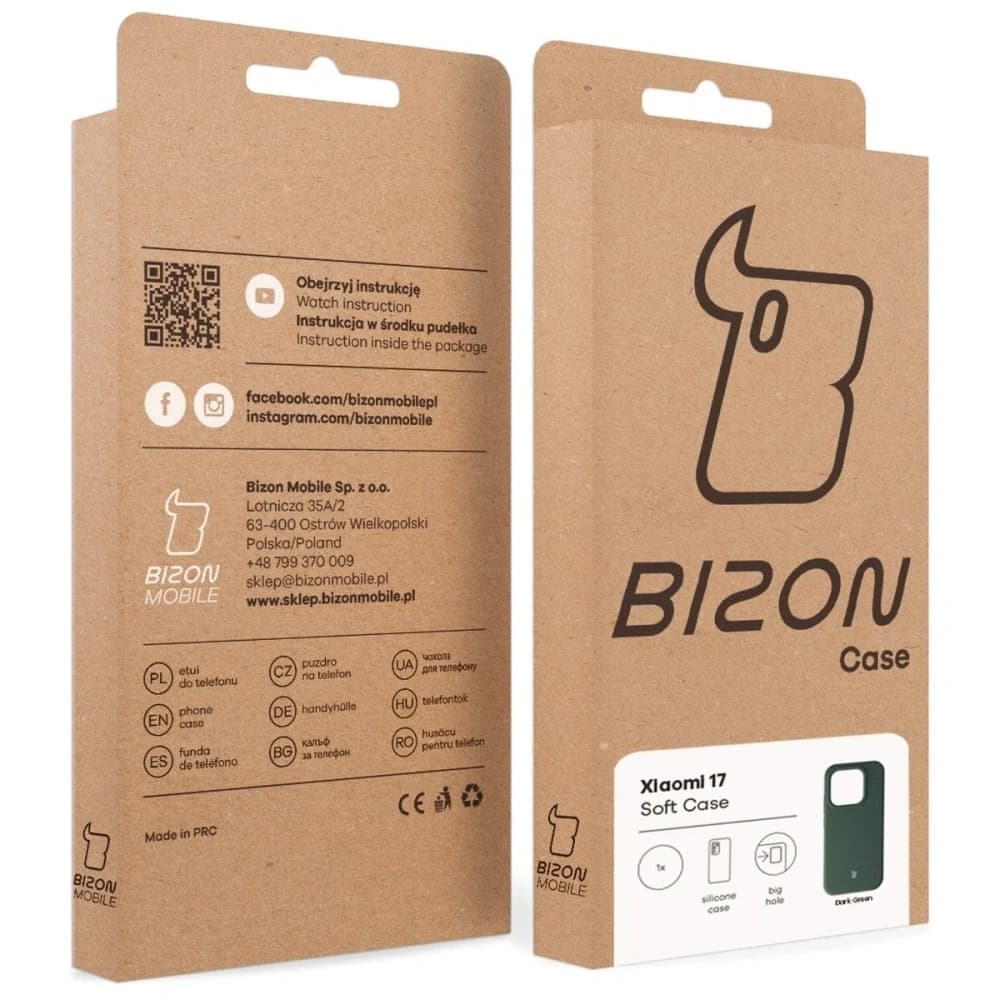 Bizon Soft Case Xiaomi 17 dark green - 8