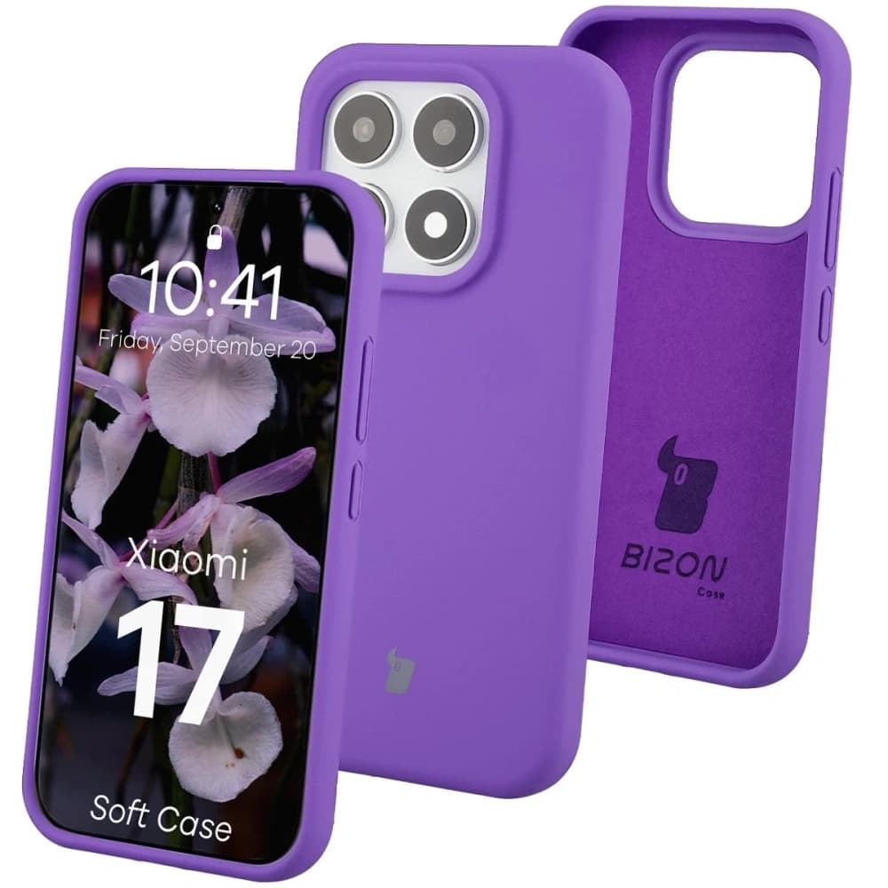 Bizon Soft Case Xiaomi 17 purple - 1