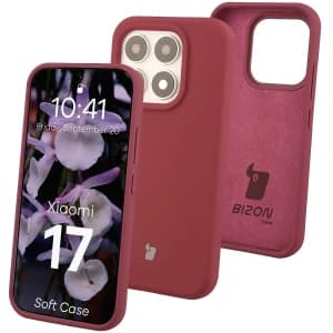 Bizon Soft Case Xiaomi 17 dark purple