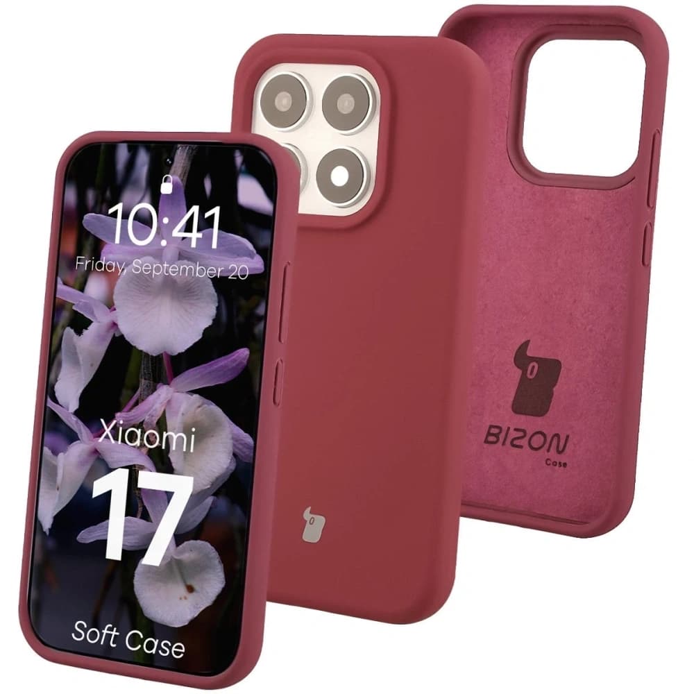 Bizon Soft Case Xiaomi 17 dunkelviolett
 - 1