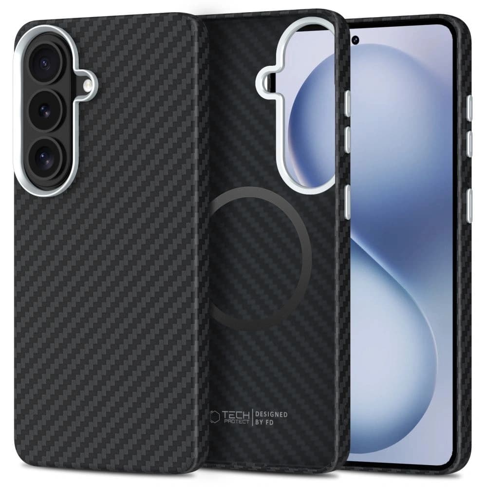 Tech-Protect Ion Carbon MagSafe Samsung Galaxy S26 Black/silver - 1