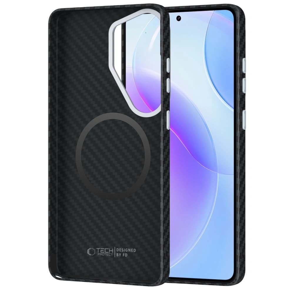 Tech-Protect Ion Carbon MagSafe Samsung Galaxy S26 Ultra Schwarz/silber
 - 2