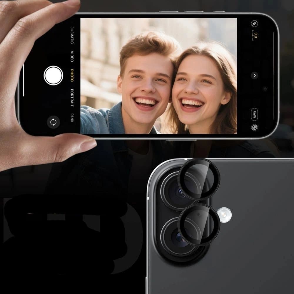 Tech-Protect Camring Fit+ Samsung Galaxy A37 / A57 5G Schwarz
 - 4