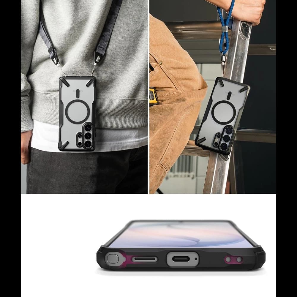 Ringke Fusion-X Magnetic MagSafe Samsung Galaxy S26 Ultra Black - 7