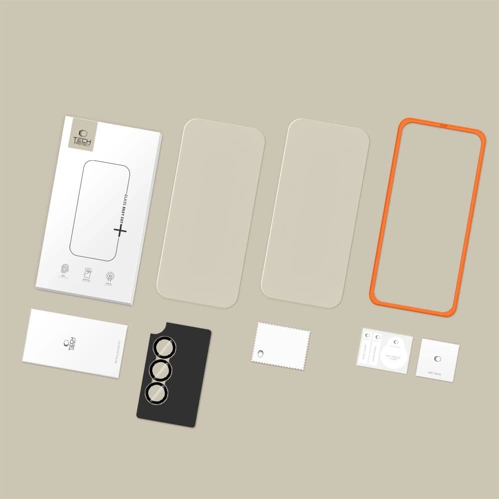 Tech-Protect Easy Set+ Samsung Galaxy A57 5G Clear [2+1 PACK] - 8