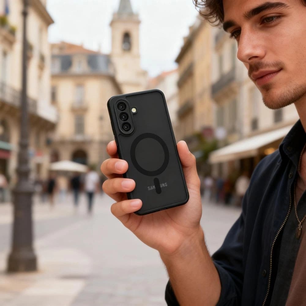 Tech-Protect Magmat MagSafe Samsung Galaxy A57 5G Matte Black - 4