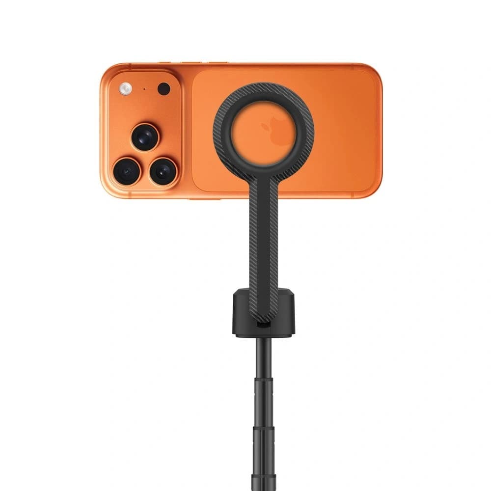 Tech-Protect L10D MagSafe Bluetooth Selfie Stick Tripod Black/orange - 7
