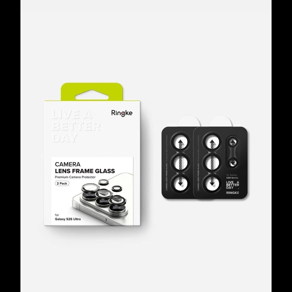 Ringke Camera Frame Protector Samsung Galaxy S26 Ultra Black [2 PACK] - 7