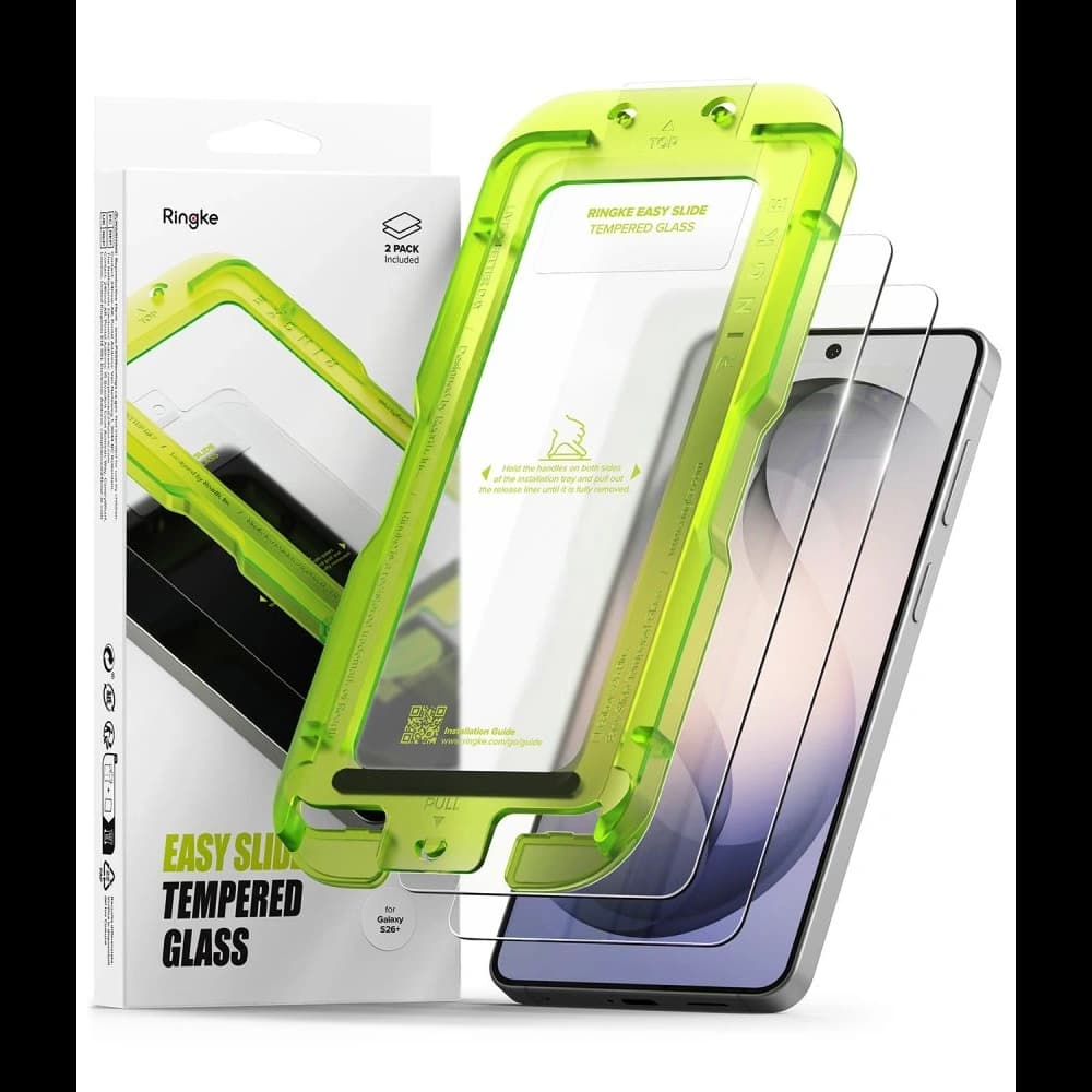 Ringke Easy Slide Samsung Galaxy S26+ Plus Clear [2 PACK] - 1